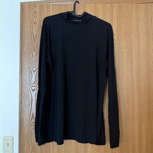 Classic Black Long Sleeve turtle neck Tee